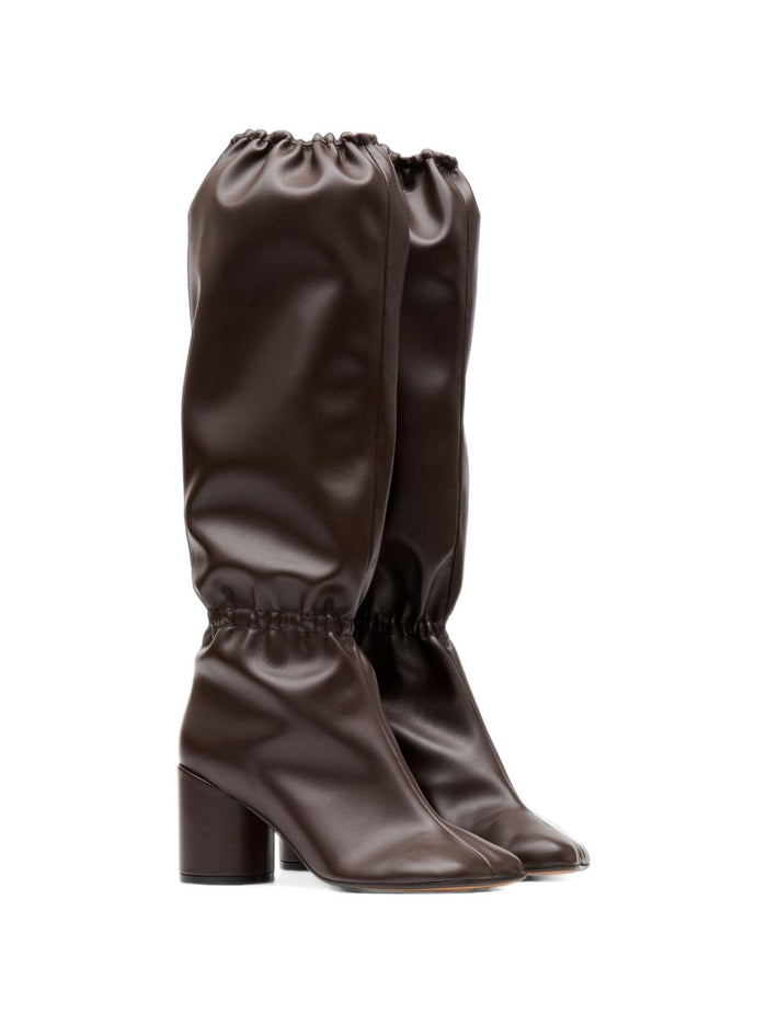 Mm6 Maison Margiela Stivale Marrone Donna 3