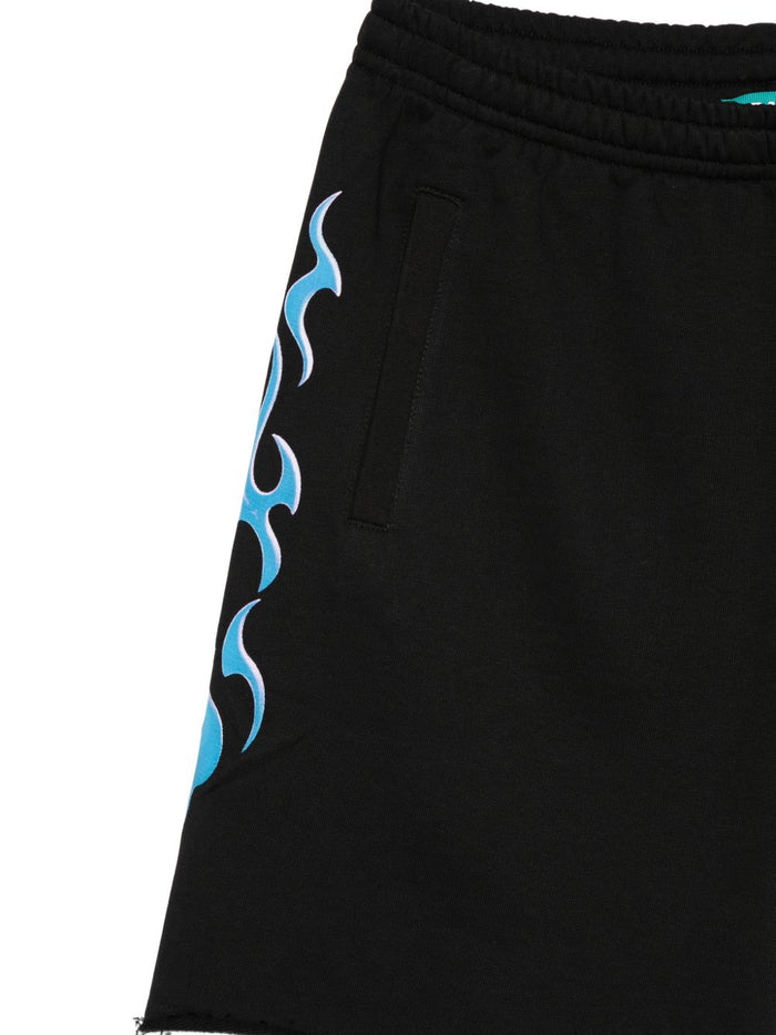 Barrow Short Fiamme Uomo Nero 3
