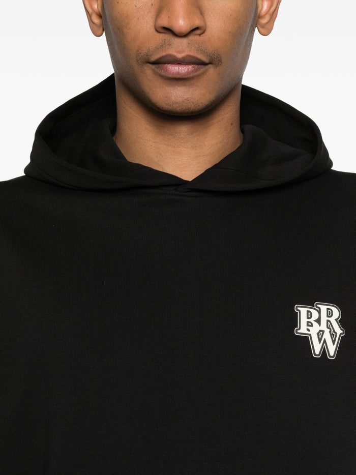 Barrow Felpa Fiamme Uomo Nero 4