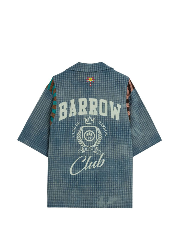 Barrow Camicia Blu Uomo 2