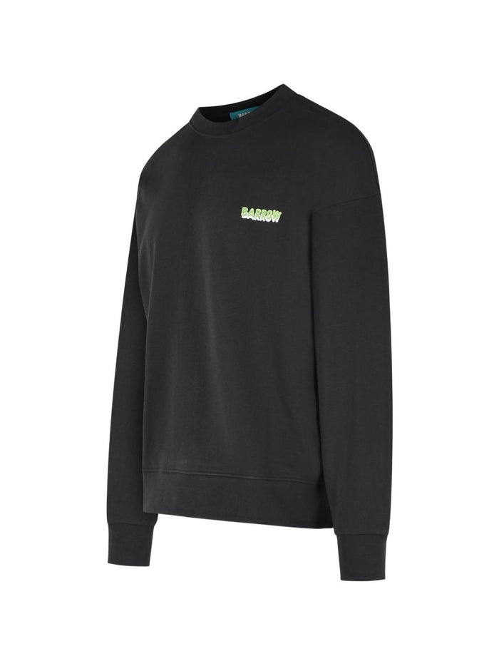Barrow Felpa Emoji Nero Uomo 3