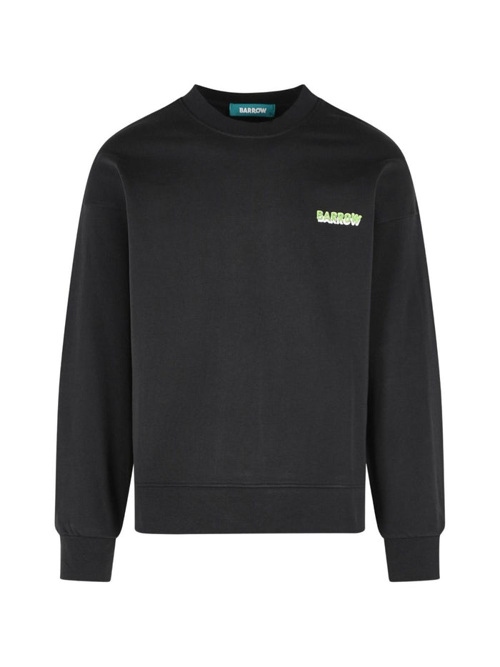Barrow Felpa Emoji Nero Uomo 1