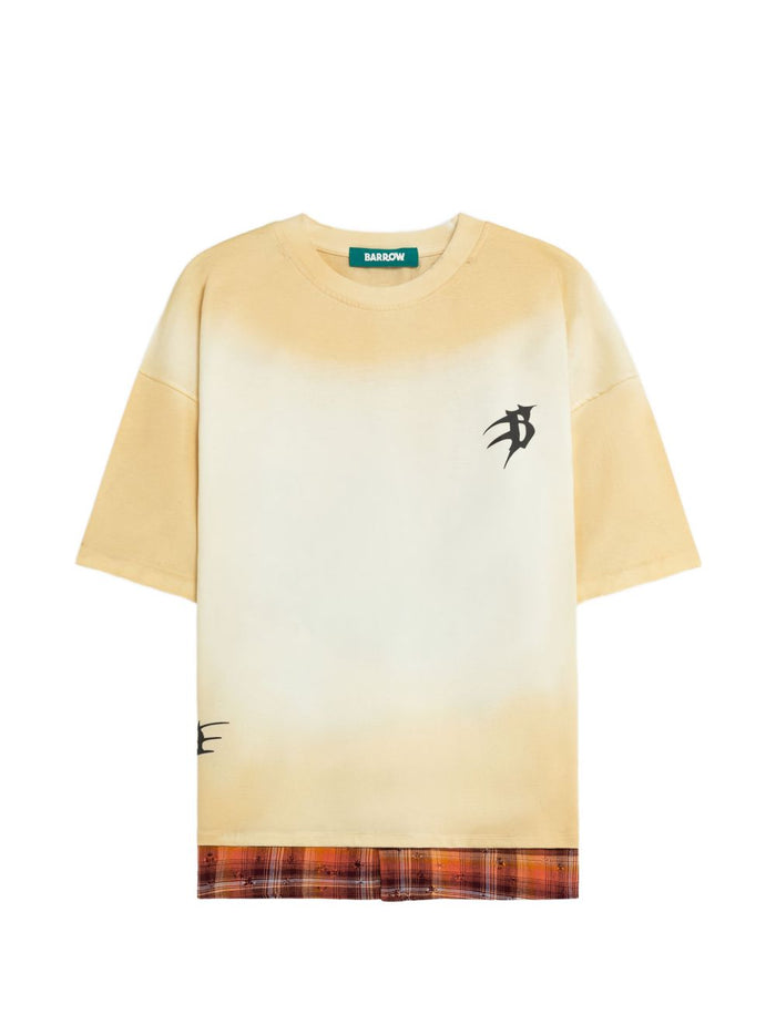 Barrow T-shirt Giallo Uomo 1