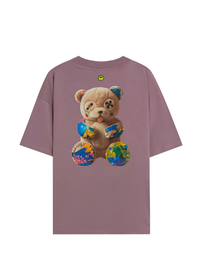 Barrow T-shirt Orsetto Uomo Rosa Fumo 2