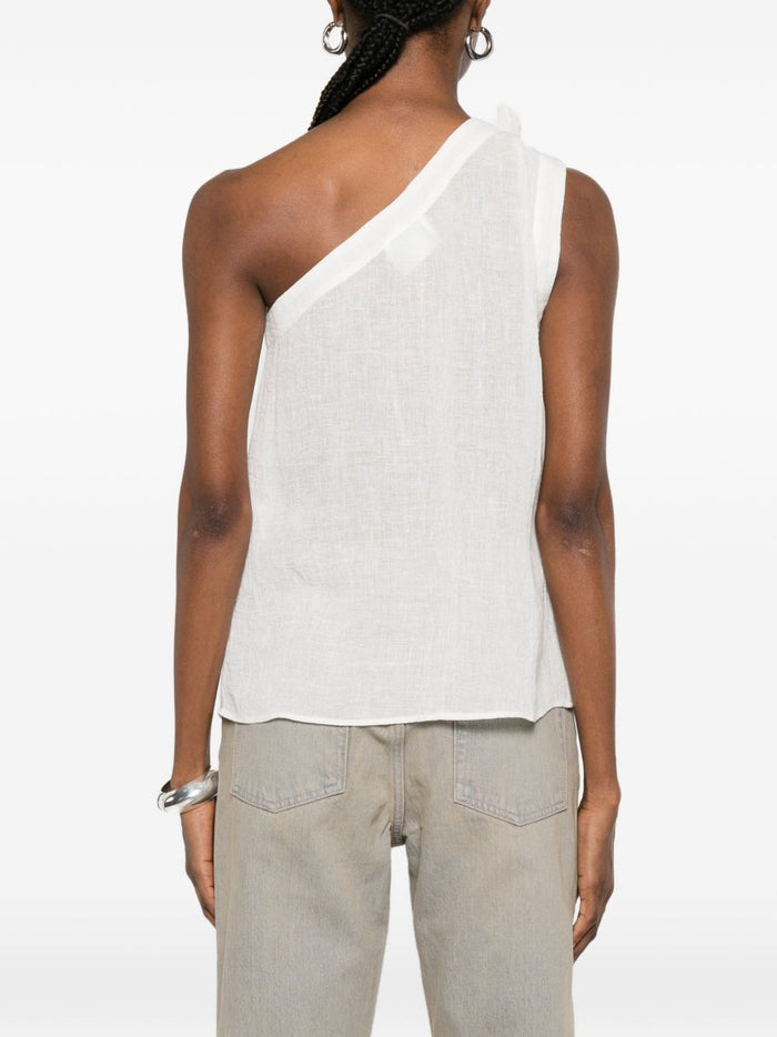 Su Top Bianco Donna 5