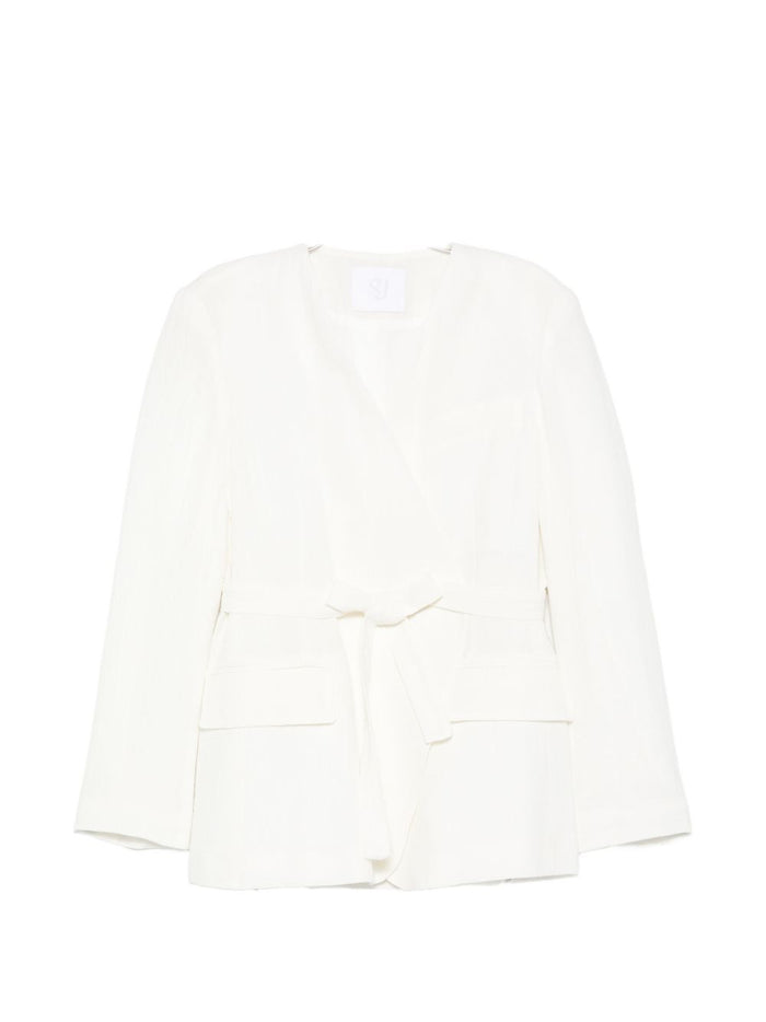 Su Blazer Bianco Donna 1