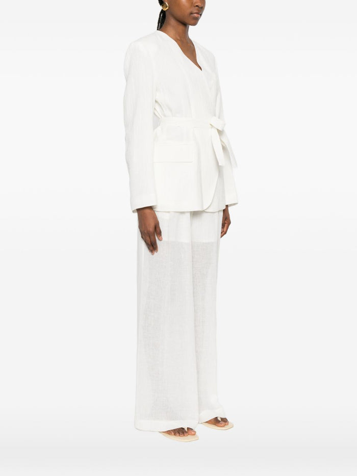 Su Blazer Bianco Donna 2