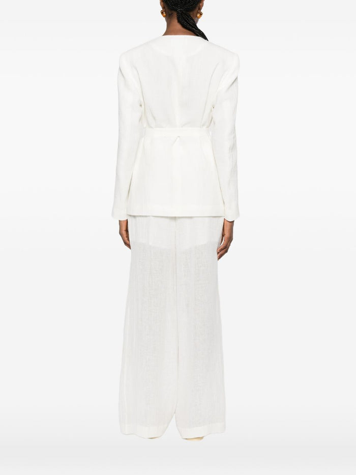 Su Blazer Bianco Donna 3