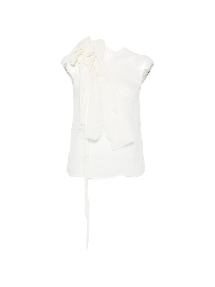 Su Top Bianco Donna 1