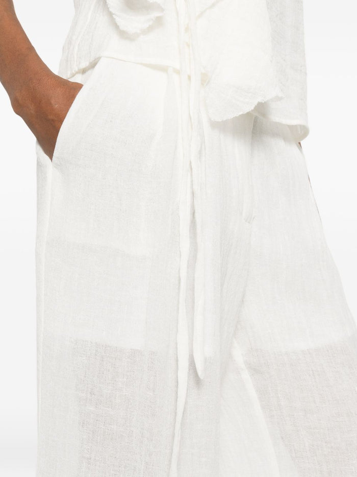 Su Pantalone Bianco Donna 2