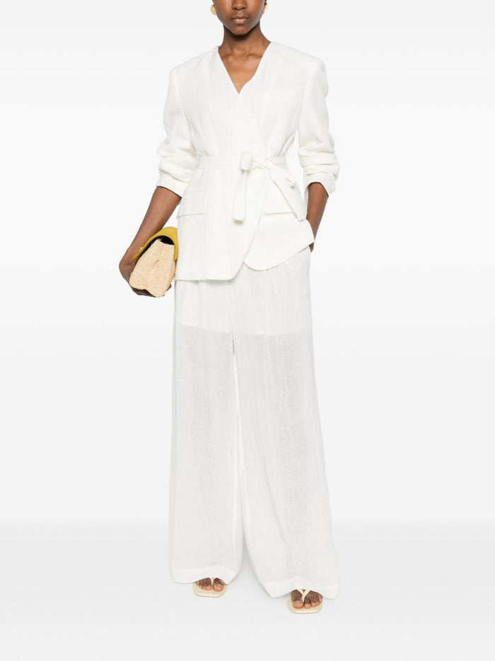 Su Pantalone Bianco Donna 4
