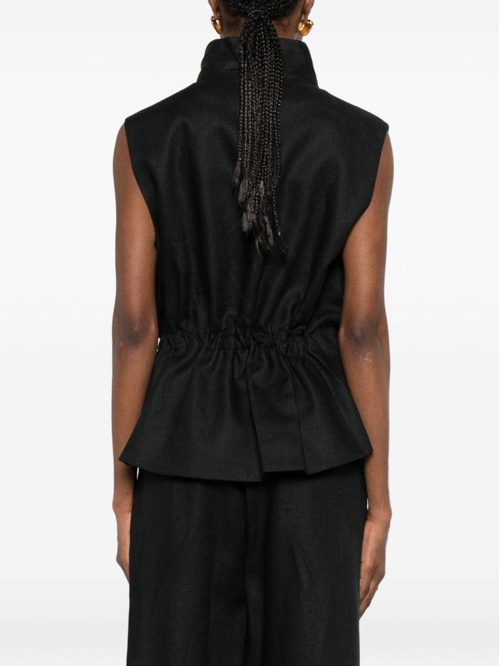 Su Gilet Nero Donna 4