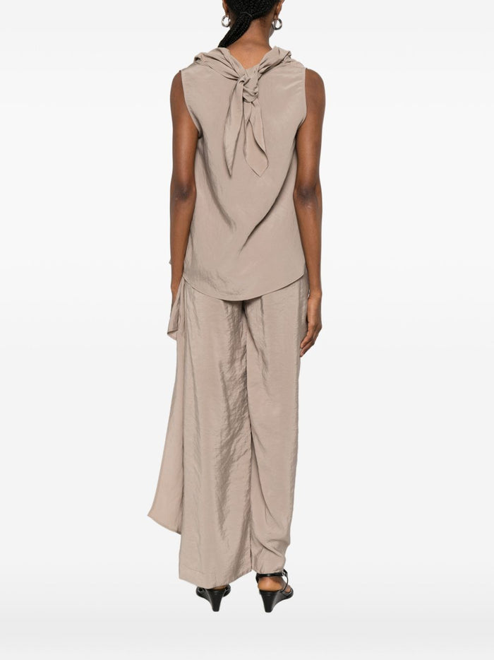 Su Top Grigio Donna 4