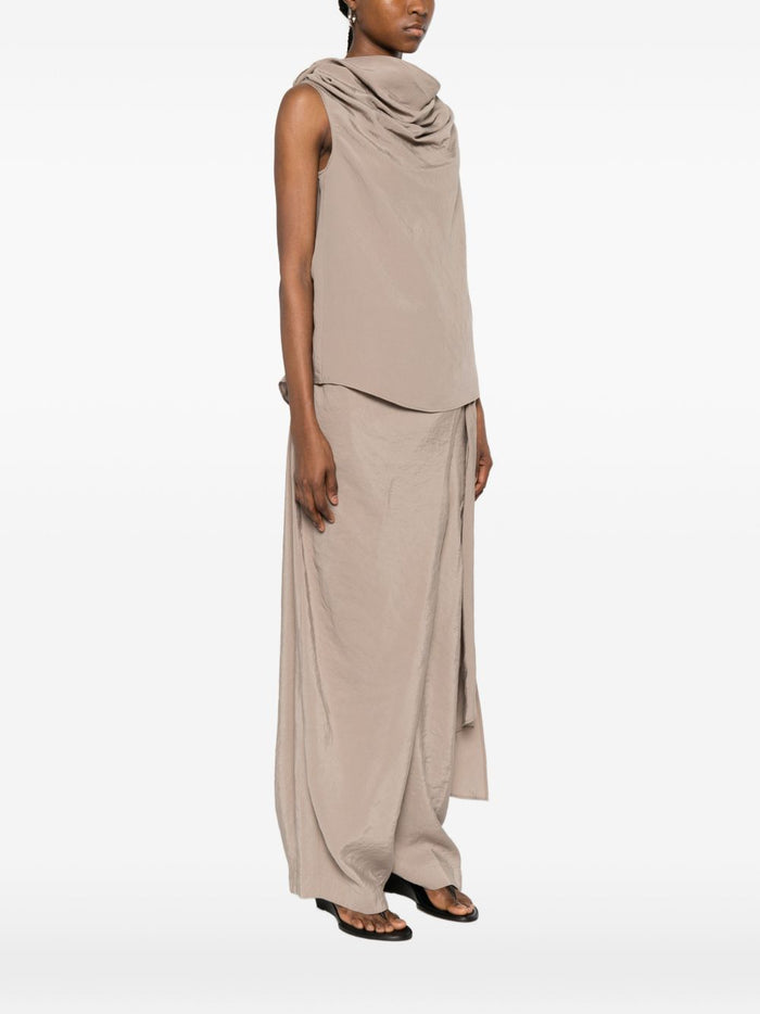 Su Top Grigio Donna 5