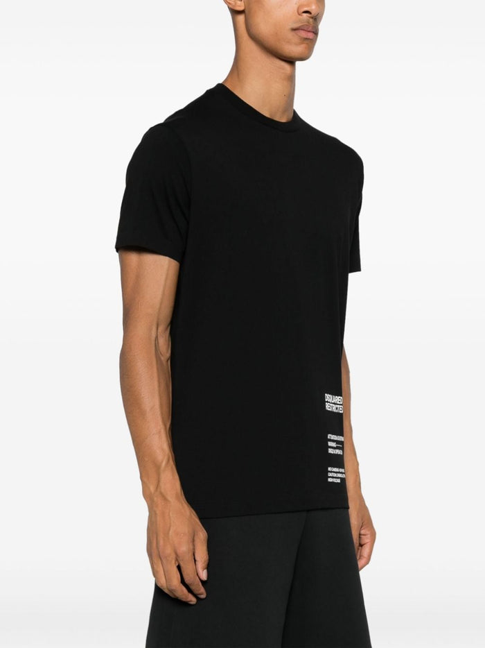 Dsquared2 T-shirt Nero Uomo Restricted Area 2