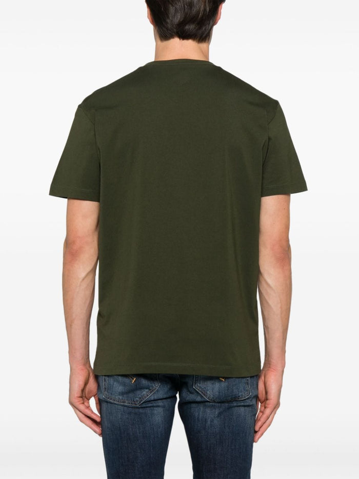 Dsquared2 T-shirt Verde Uomo Logo Keep Movin Around 2