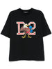 Dsquared2 T-shirt Nero Uomo Logo Aquila 5