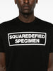 Dsquared2 T-shirt Nero Uomo Stampa Grafica 4