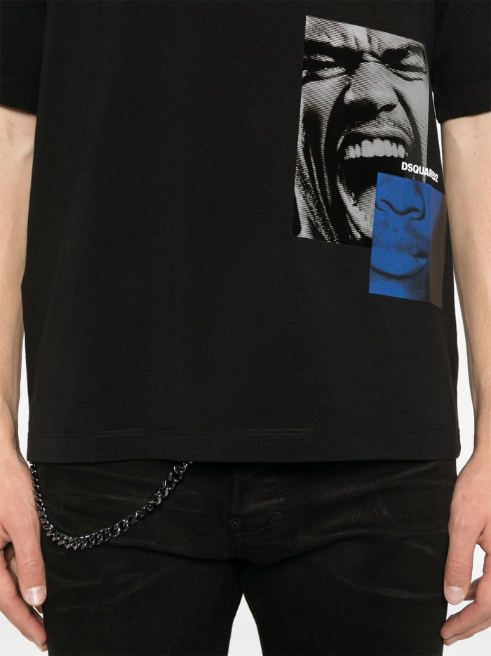 Dsquared2 T-shirt Black Man 3