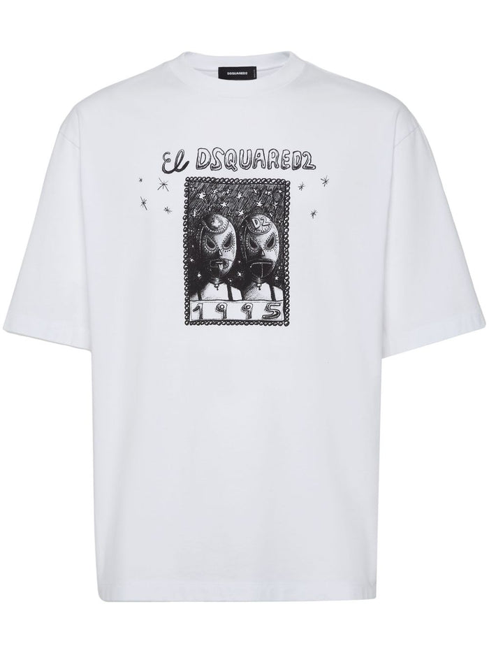 Dsquared2 T-shirt Bianco Uomo 1