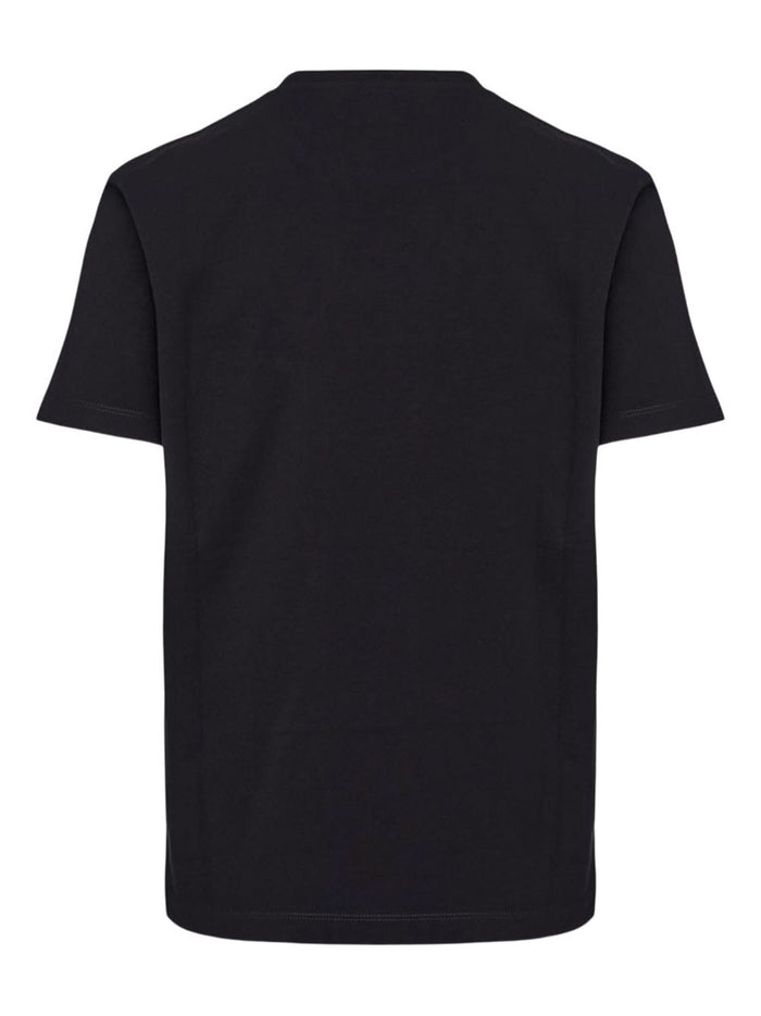 Dsquared2 T-shirt Nero Uomo Stampa Logo 2