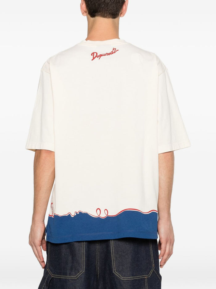 Dsquared2 Men's Multicolor T-Shirt 3