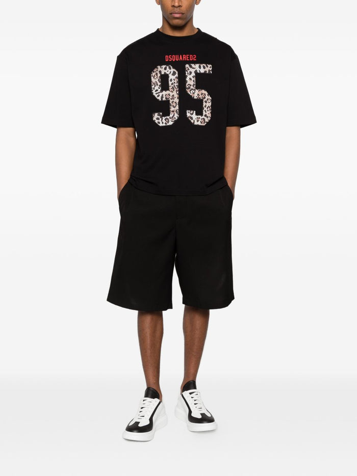Dsquared2 T-shirt Nero Uomo Numero 95 2