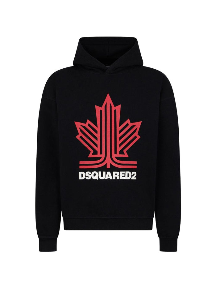 Dsquared2 Felpa Nero Uomo 1
