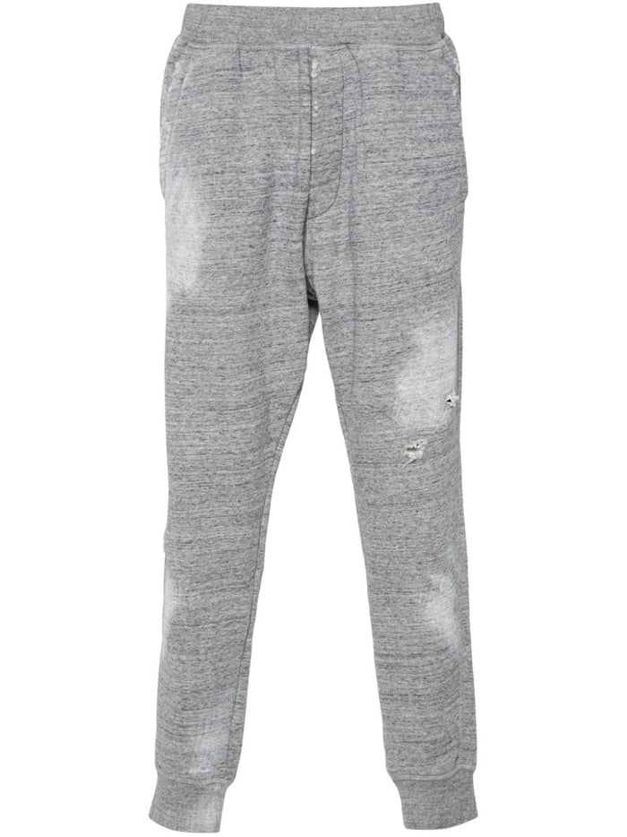 Dsquared2 Pantalone Grigio Uomo Effetto Vissuto 5