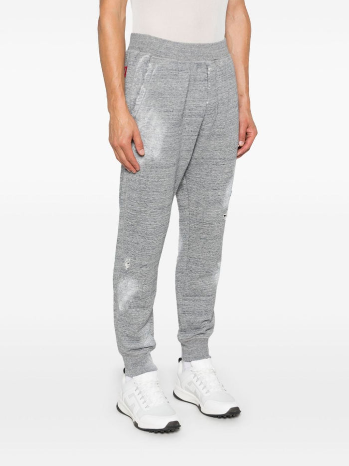 Dsquared2 Pantalone Grigio Uomo Effetto Vissuto 2