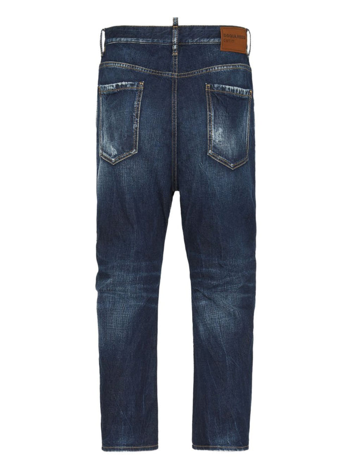 Dsquared2 Jeans Blu Uomo Gamba Affusolata 2