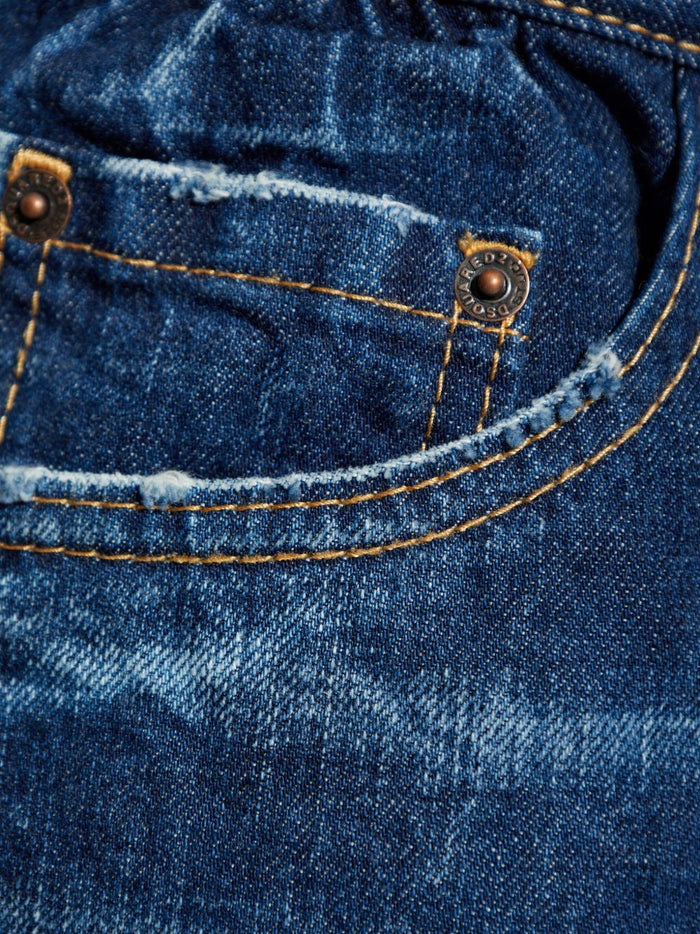 Dsquared2 Jeans Blu Uomo con Sbaffature 4