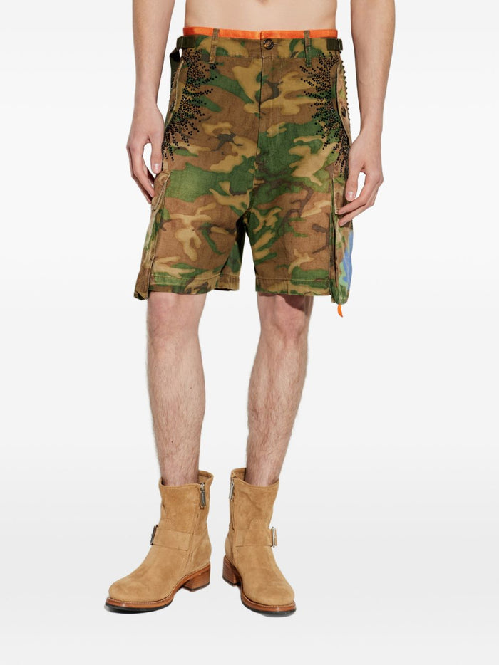 Dsquared2 Short Camouflage Uomo Verde 1