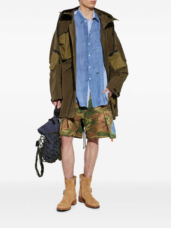 Dsquared2 Short Camouflage Uomo Verde 2