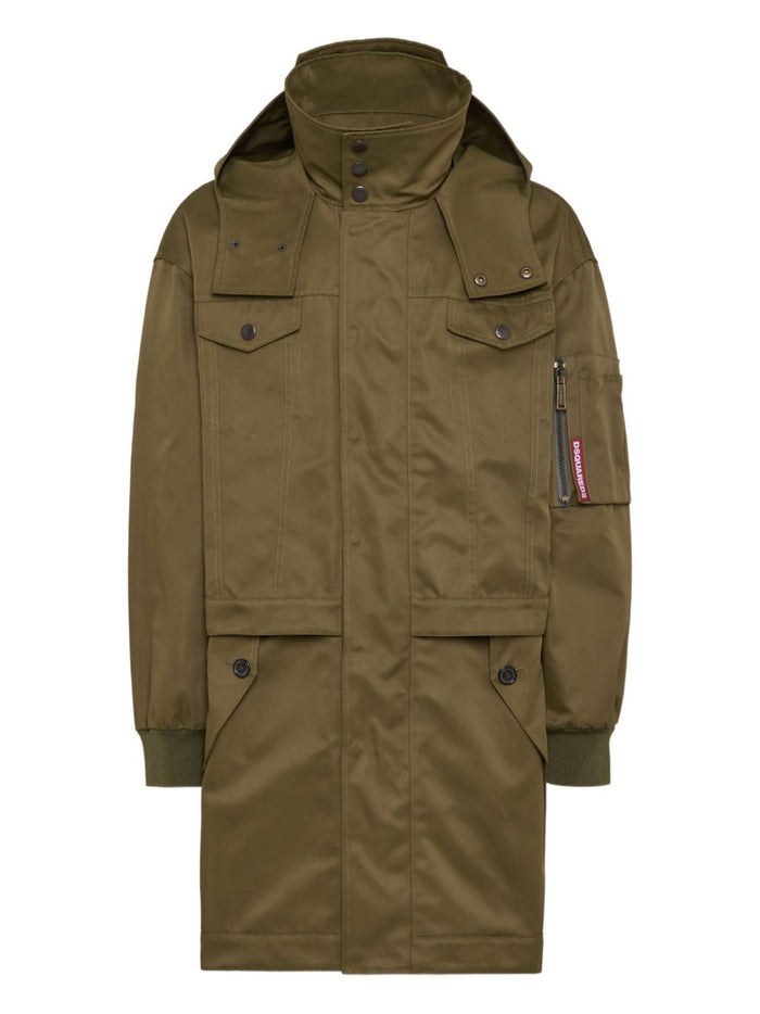 Dsquared2 Giaccone Parka Uomo con Cappuccio 1