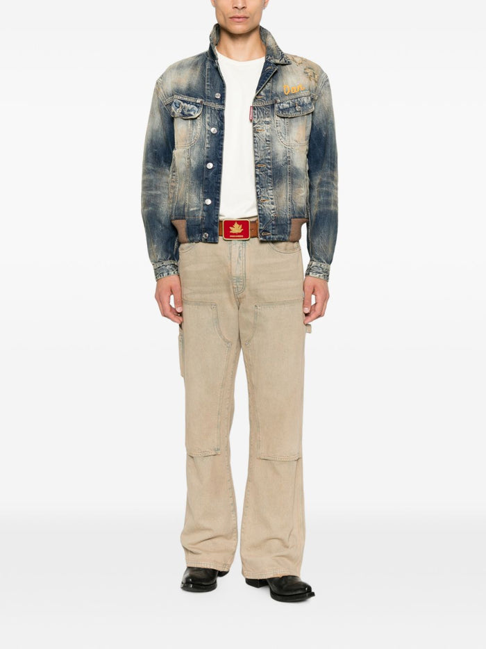 Dsquared2 Giubbotto Blu Uomo 4