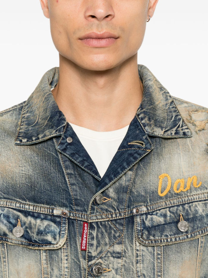 Dsquared2 Giubbotto Blu Uomo 5