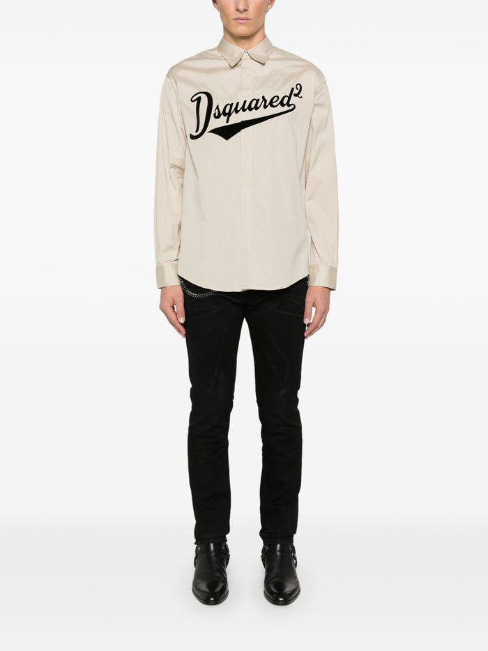 Dsquared2 Beige Shirt Men 3