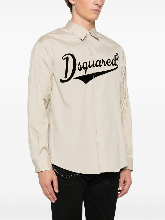 Dsquared2 Beige Shirt Men 5