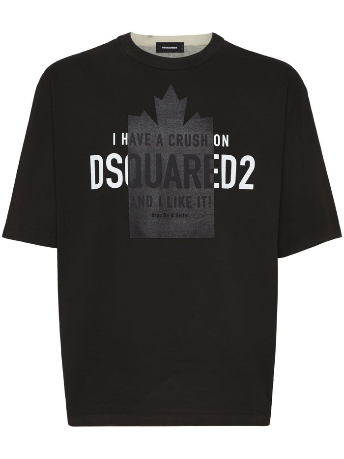 Dsquared2 T-shirt Black Man 1