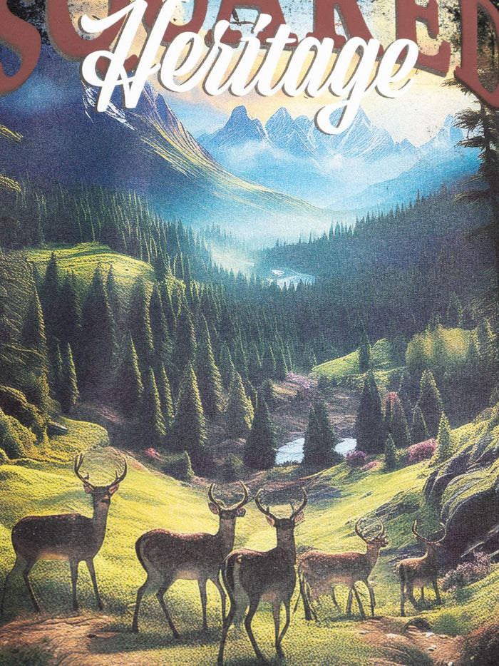 Dsquared2 T-Shirt Nero Uomo Stampa Heritage 4