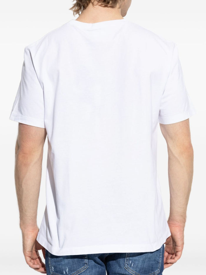 Dsquared2 T-Shirt Bianco Uomo Stampa Logo Milano 5