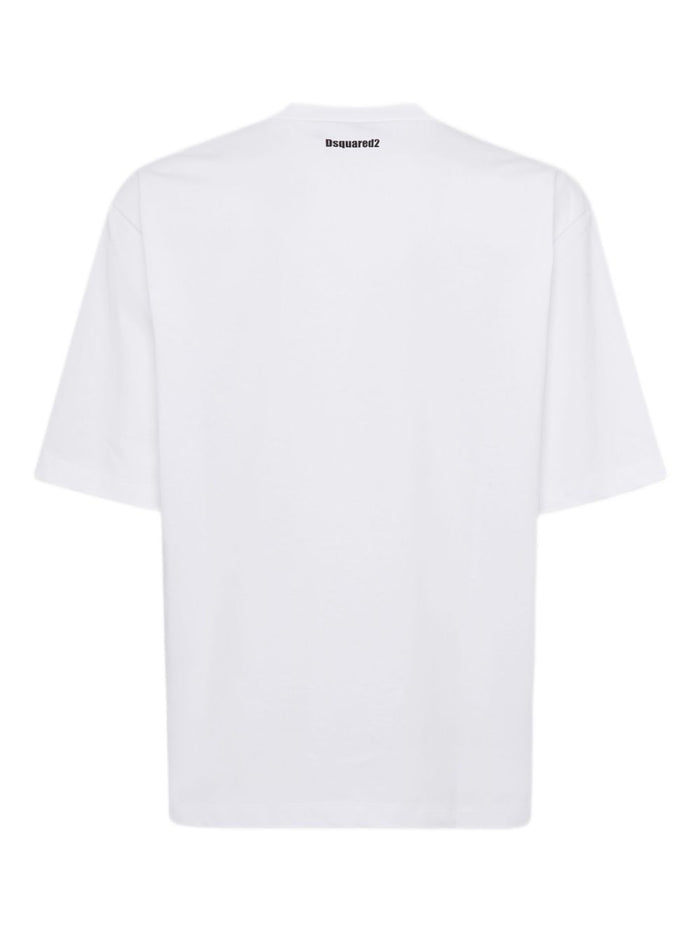 Dsquared2 T-Shirt Bianco Uomo Obsessed 2