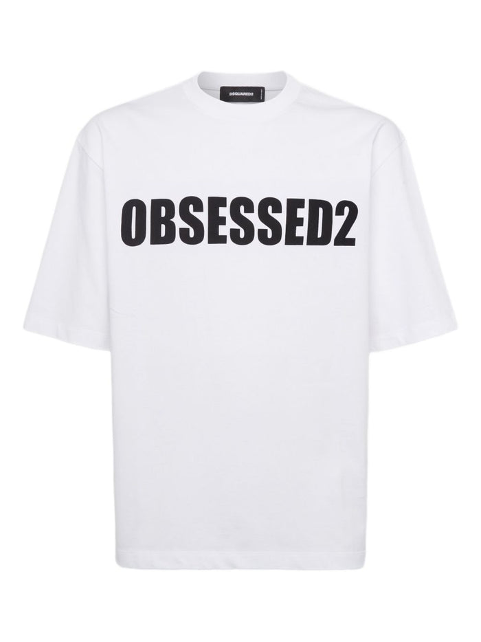 Dsquared2 T-Shirt Bianco Uomo Obsessed 1