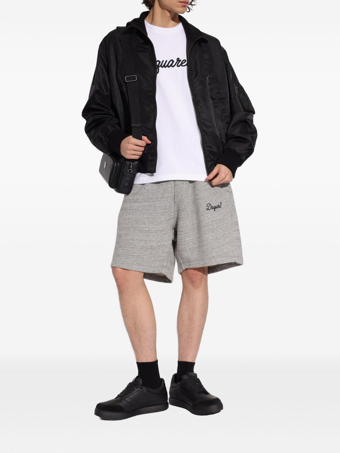 Dsquared2 T-shirt Bianco Uomo Logo Ricamato 2