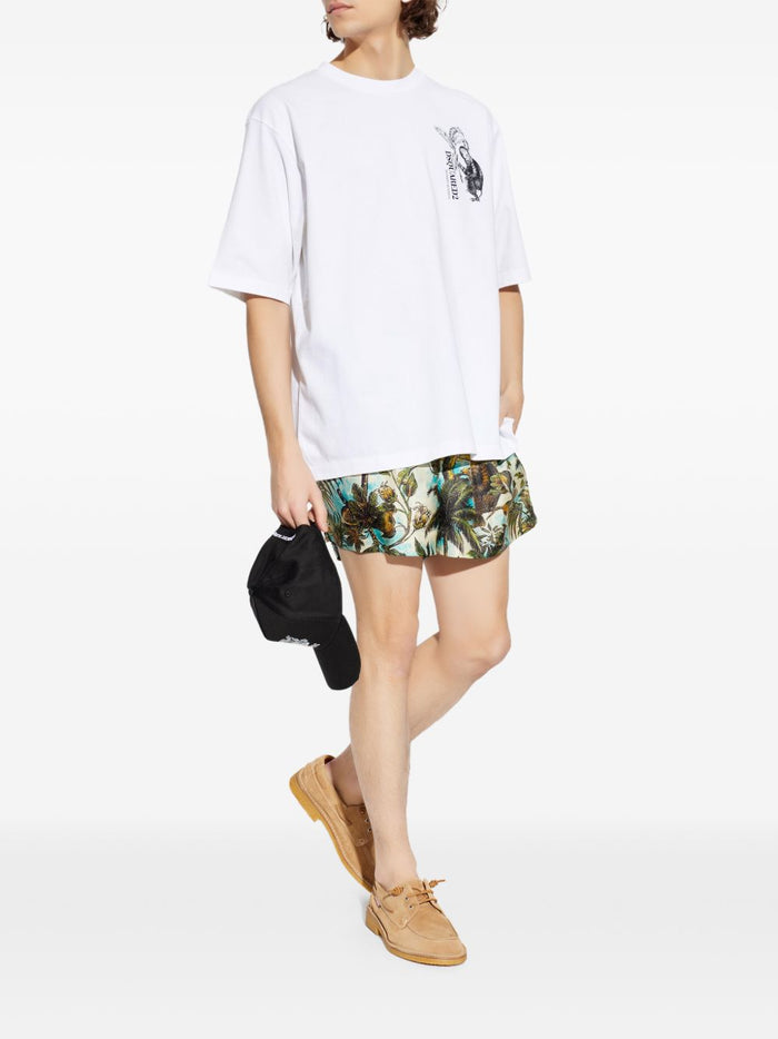 Dsquared2 Men's White Monkey Business T-shirt 2