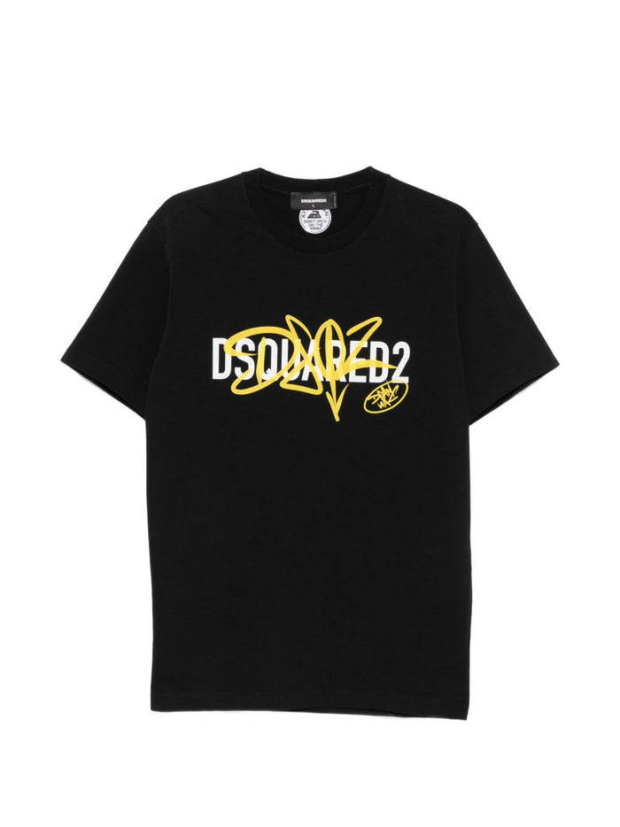 Dsquared2 T Shirt Nero Uomo 1