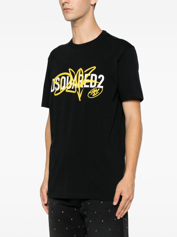 Dsquared2 T Shirt Nero Uomo 5