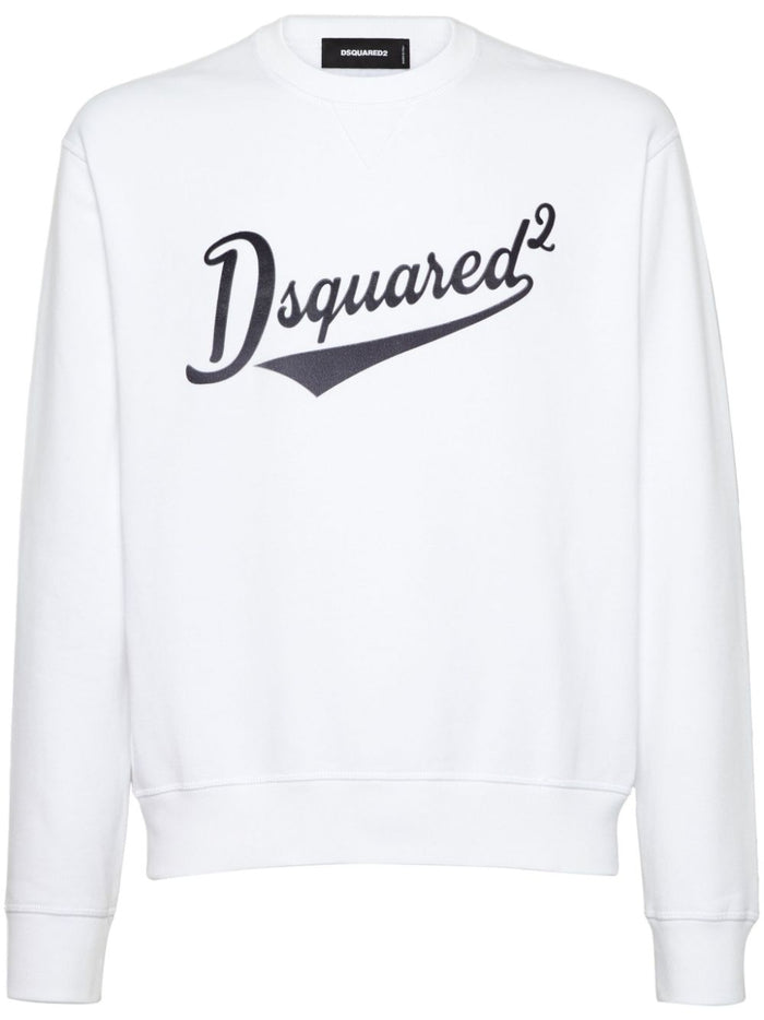 Dsquared2 Felpa Bianco Uomo 1