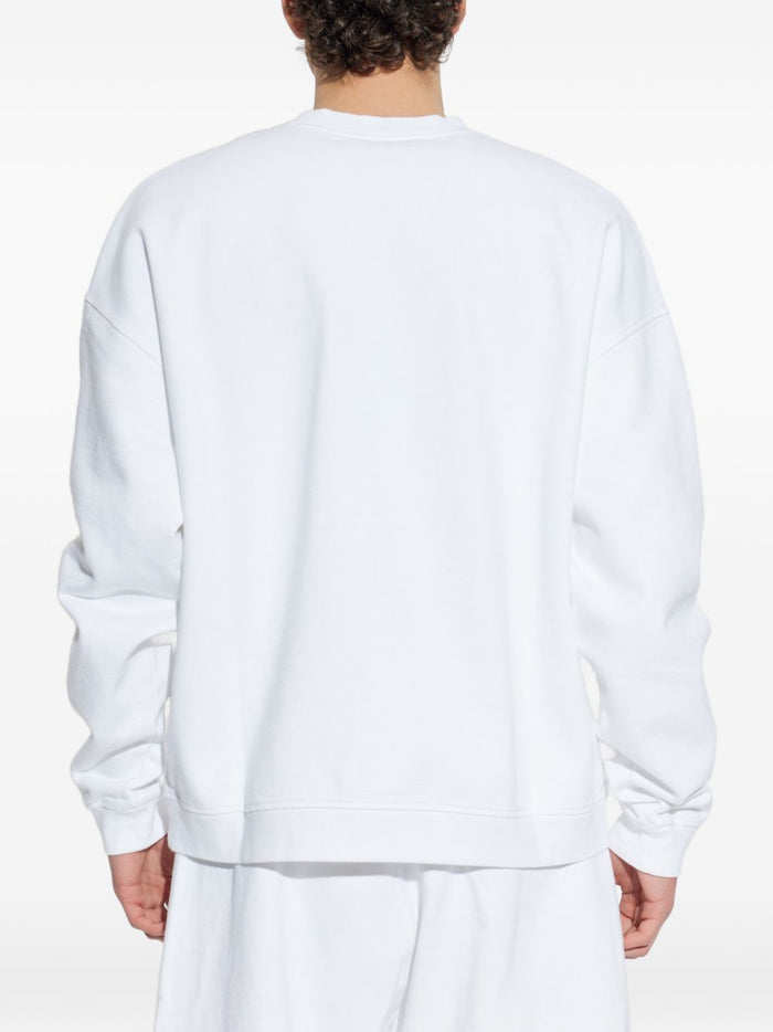 Dsquared2 Felpa Bianco Uomo Logo 3